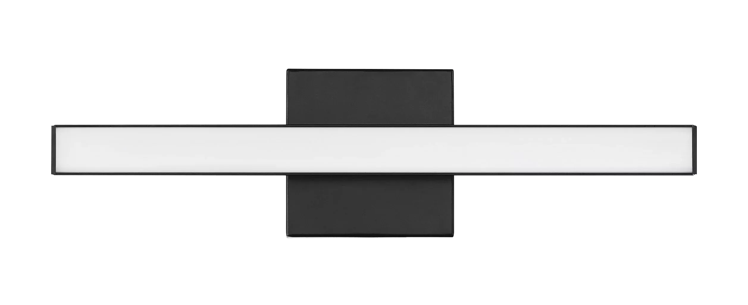 10118FB-LED - Trim 1 Light 18" Wide LED Vanity Light - Flat Black