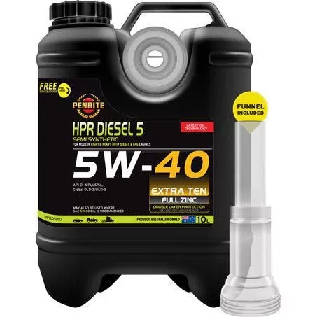 Penrite HPR Diesel 5 5W-40 Semi Synthetic Engine Oil – 10L